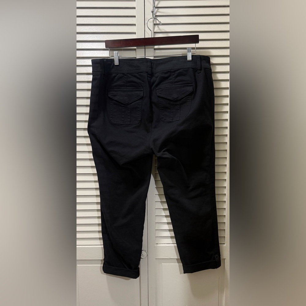 Torrid Crop Aviator Skinny Stretch Twill Mid-Rise Pant - Picture 4 of 8
